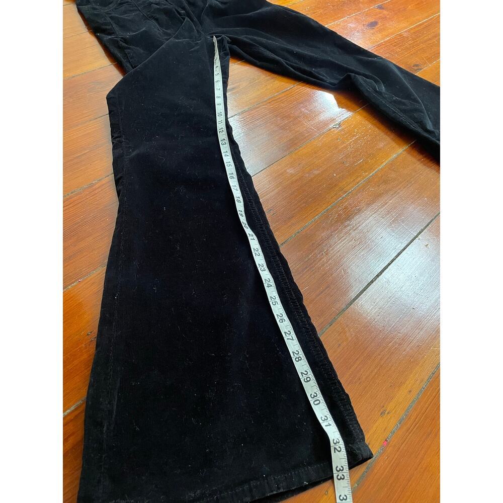 Free People We The Free Jayde Corduroy Flare Jumpsuit Black Medium - Picture 11 of 13
